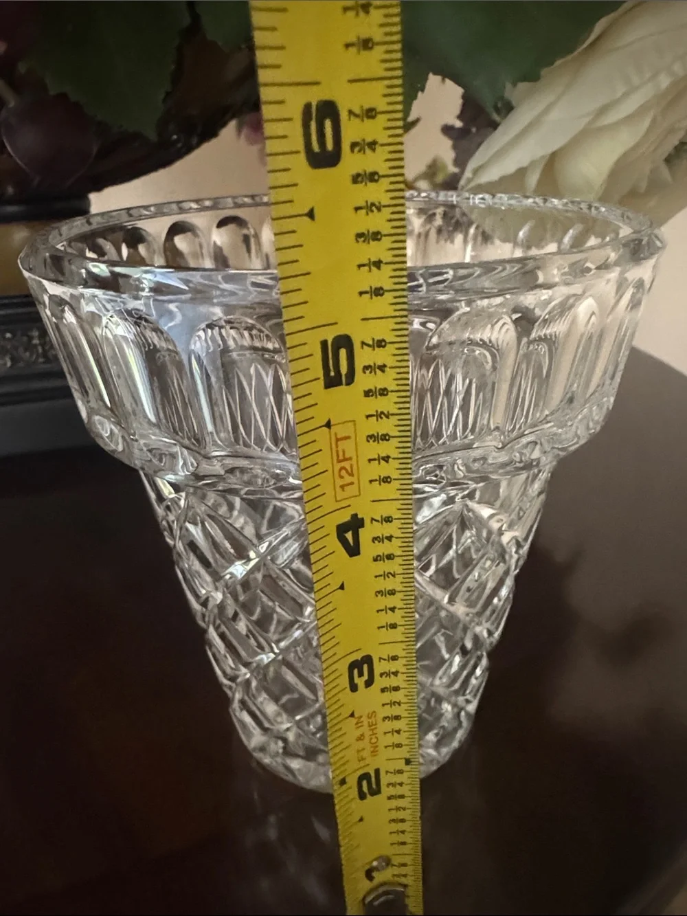Waterford Marquis Clear Leaded Glass Decorative Vase